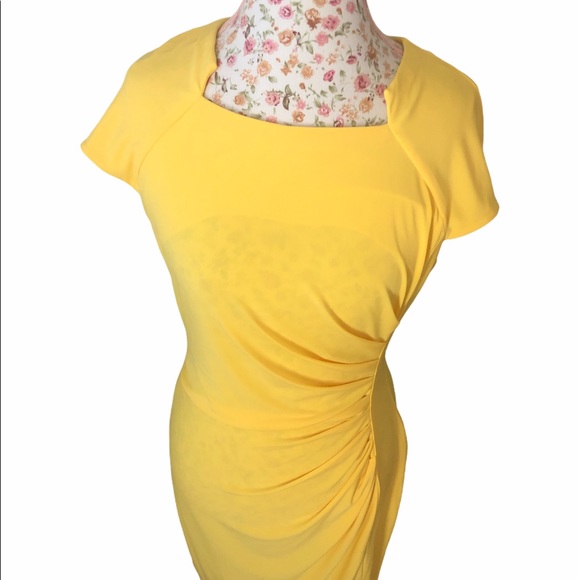 G collection yellow women’s dress Sz 10 NWT - Picture 3 of 10